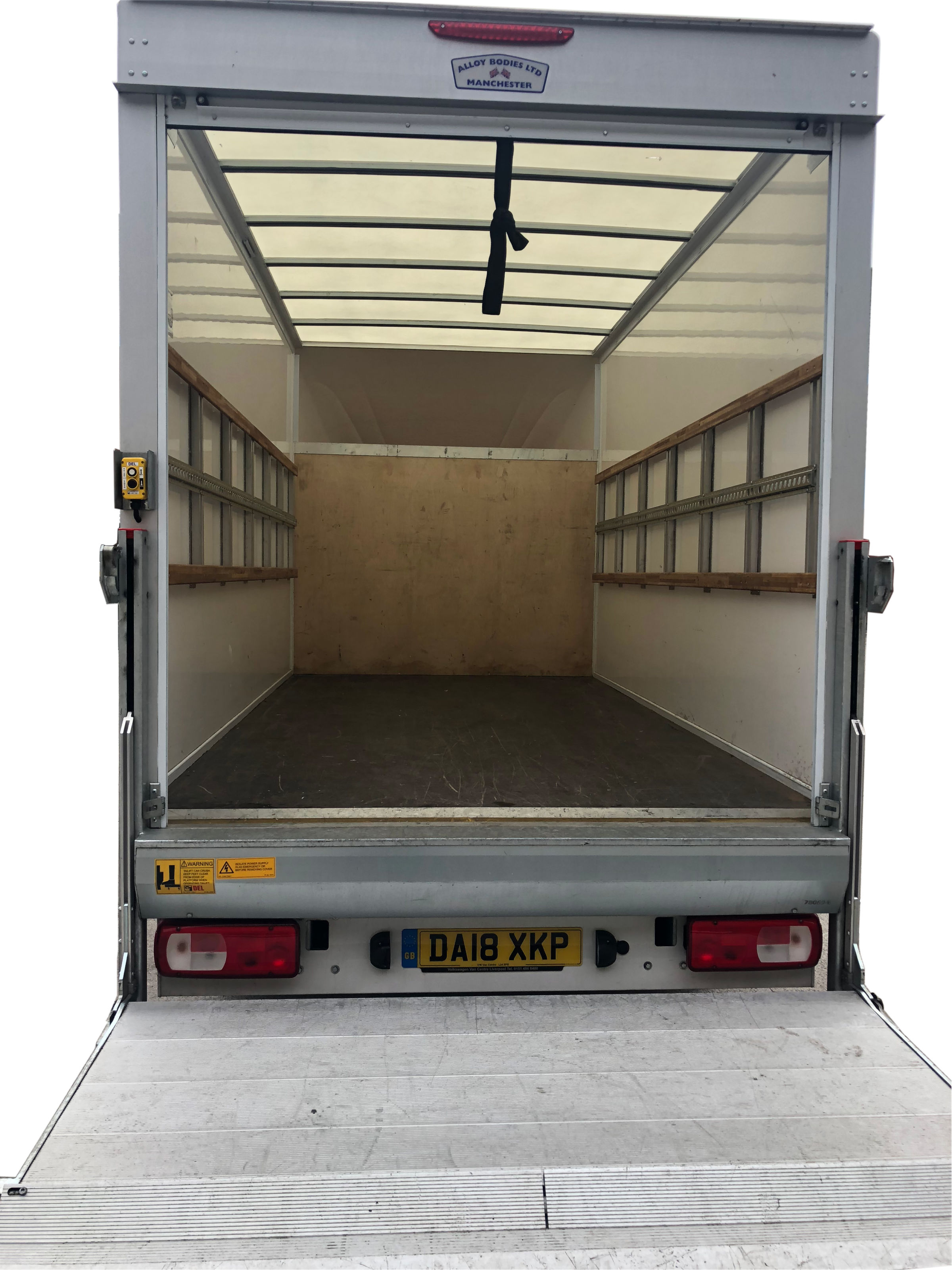 tail lift van hire near me